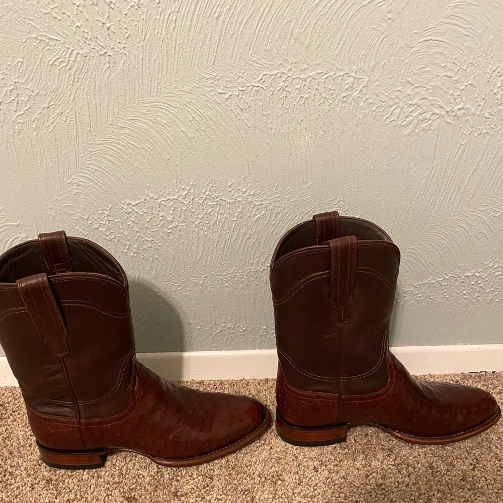 Tecovas The Duke FULL-QUILL OSTRICH Boots